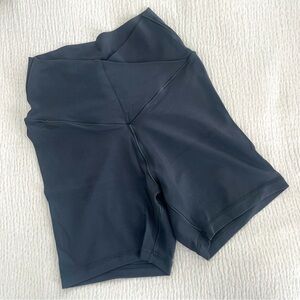 OFFLINE By Aerie Real Me Crossover High Waisted 5" Bike Short - Dark Gray